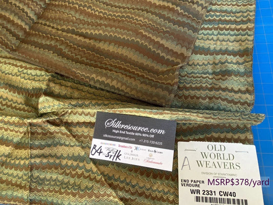 6a Berkbox4 Scalamandre Silk Square End Paper Verdure