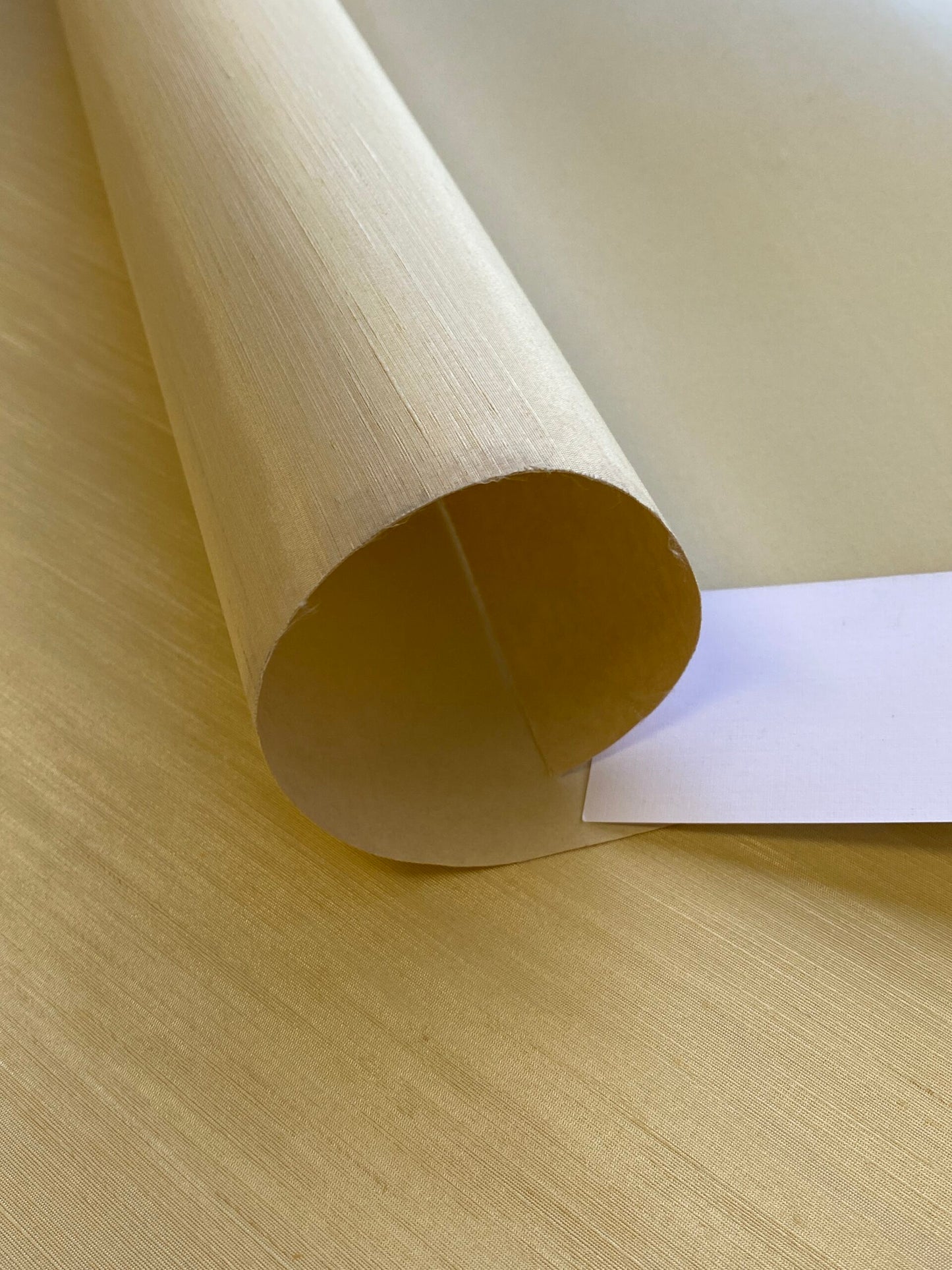 By yard Scalamandre Silk Walls Banana Wallpaper Silk on Paper Trimmed Plain Solid Texture MSRP USD 130/yard