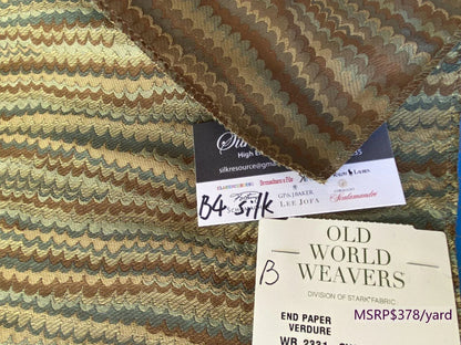6b Berkbox4 Scalamandre Silk Square End Paper Verdure