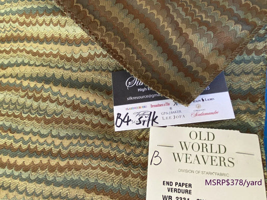 6b Berkbox4 Scalamandre Silk Square End Paper Verdure