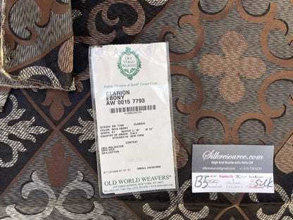 30a Berkbox5 Scalamandre Silk Square Clarion Ebony