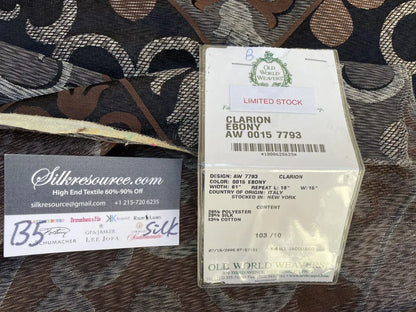 30b Berkbox5 Scalamandre Silk Square Clarion Ebony