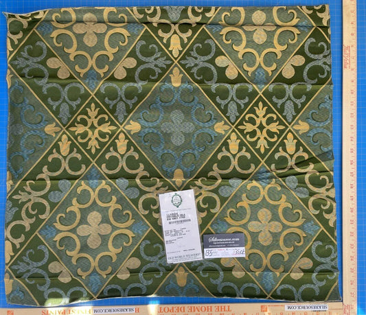 31a Berkbox5 Scalamandre Silk Square Clarion Emerald Isle