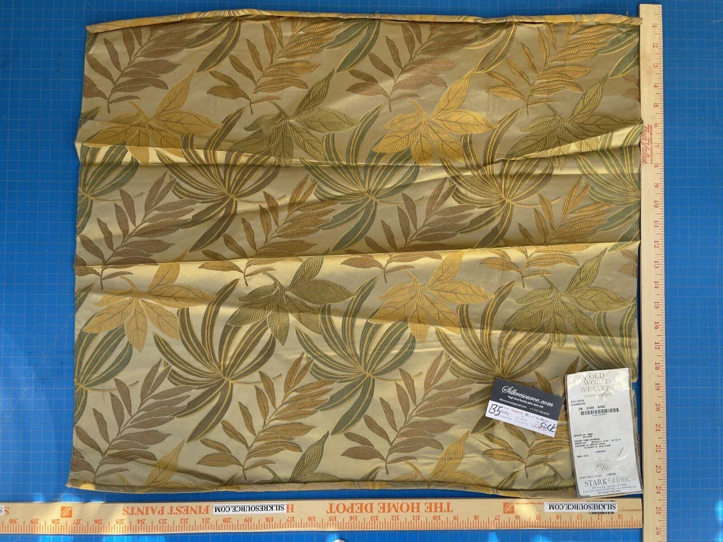 41a Berkbox5 Scalamandre Silk Square Sylvain Chamois