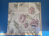 47b Berkbox5 Scalamandre Silk Square Somerset Silk Warp Print Bloom MSRP USD702/Y