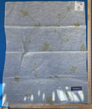 50 Berkbox5 Scalamandre Silk Square Nirali Engive Silk Linen Sheer Green on White