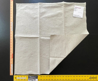 30 Berkbox68 27"x27" Scalamandre BREEZE VARIEGATED Platinum Beige Solid Texture