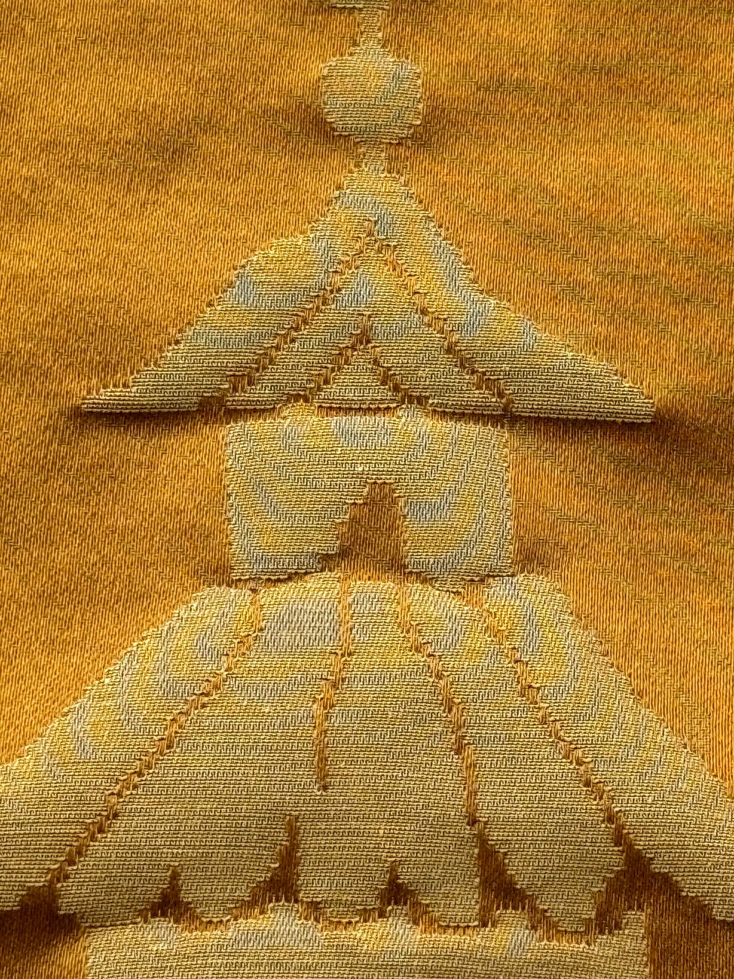 2.5YD Scalamandre Tassinari &amp; Chatel Les Chinois  Antique Gold Silk Lampas Neoclassical Gold MSRP 700+/Y