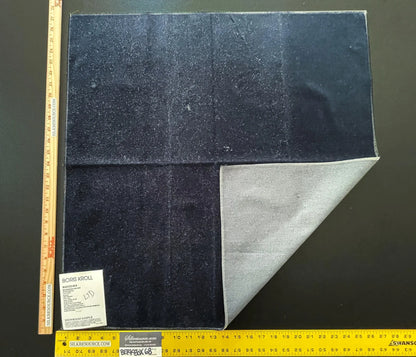 37 Berkbox68 27"x27"  Square Scalamandre RICHMOND VELVET Navy Boris Kroll Calypso Jacquard Polyester