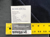 37 Berkbox68 27"x27"  Square Scalamandre RICHMOND VELVET Navy Boris Kroll Calypso Jacquard Polyester