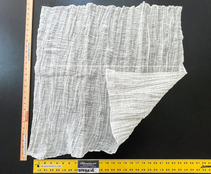 40 Berkbox68 27"x27" Scalamandre Sheer White  Texture Solid