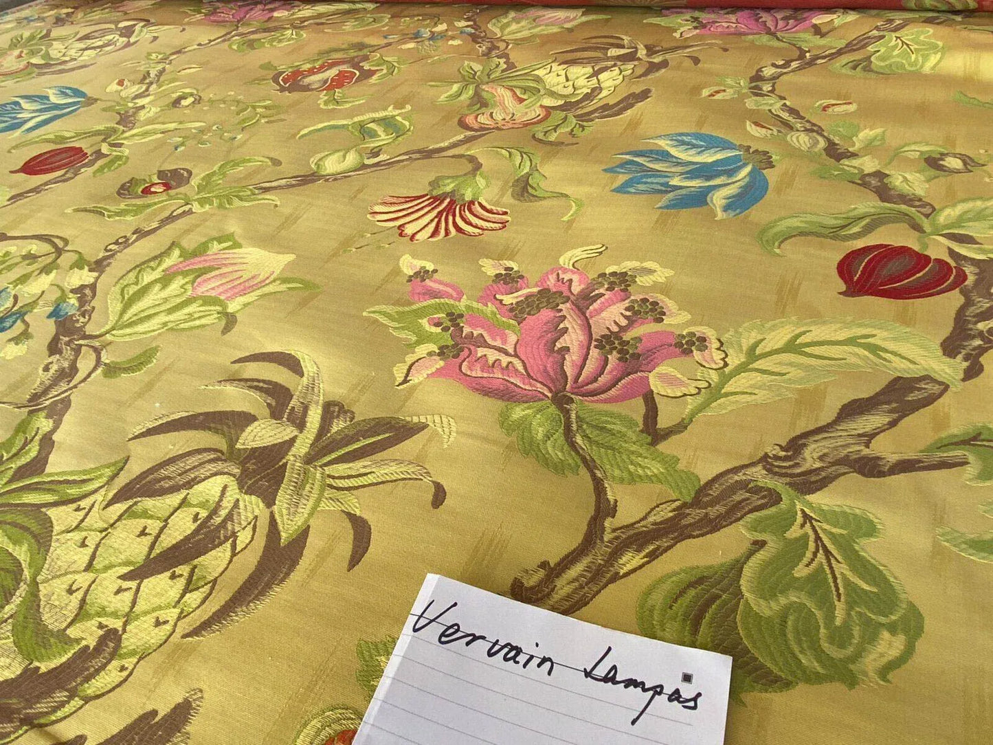 By Yd Vervain Bellary Vine Citrus Yellow Blue Red Flower Fruit Melograno Tree Fig MSRP USD 480/Y