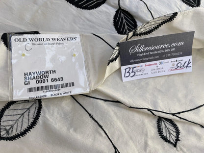 54c Berkbox5 Scalamandre Silk Square Hayworth Shadow Black And White