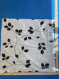 54e Berkbox5 Scalamandre Silk Square Hayworth Shadow Black On White