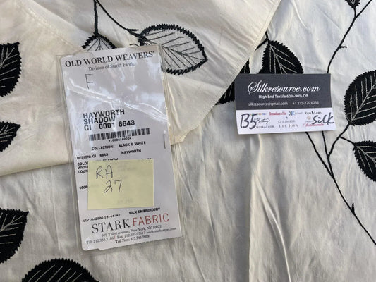 54f Berkbox5 Scalamandre Silk Square Hayworth Shadow Black And White