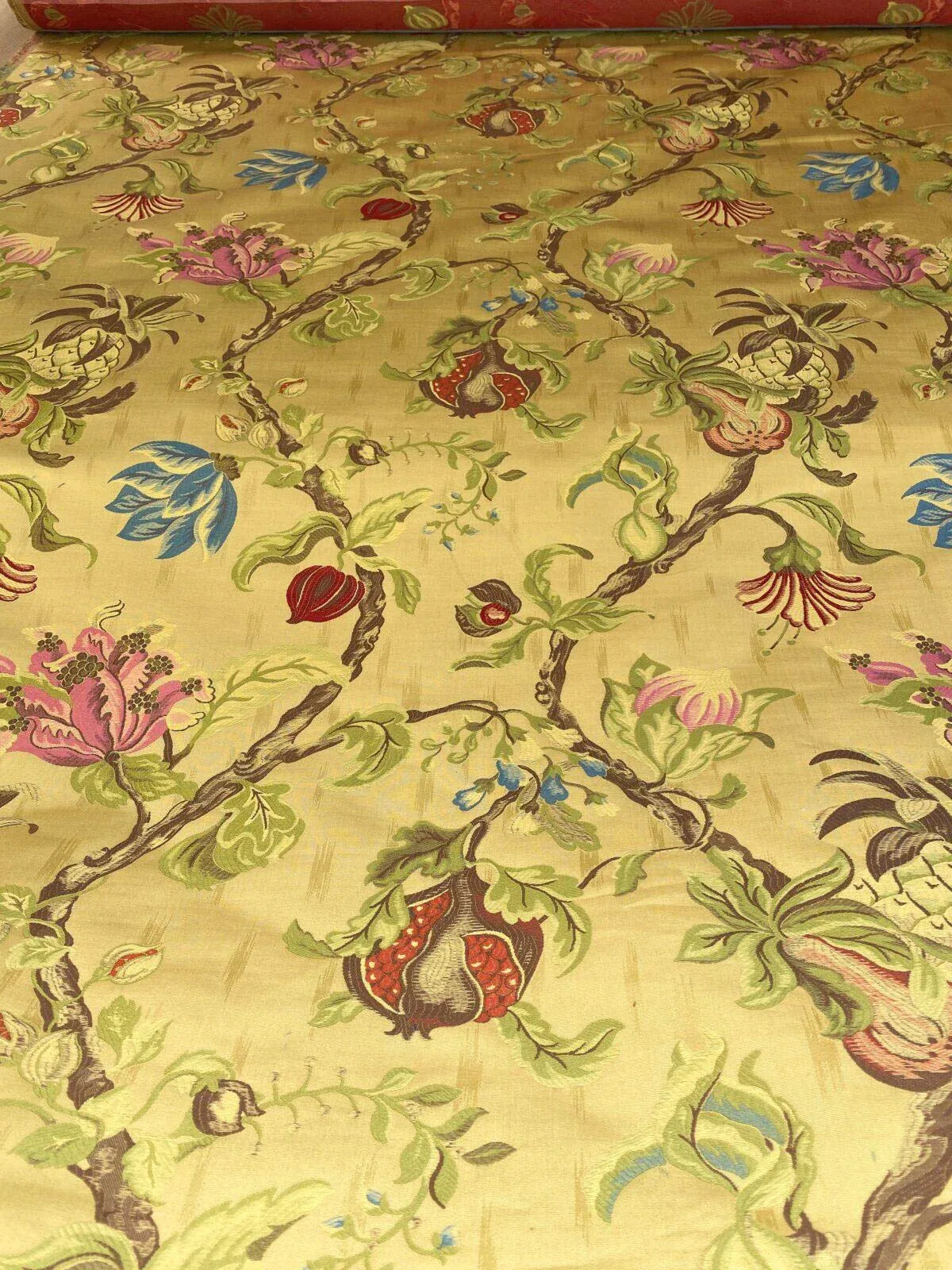 By Yd Vervain Bellary Vine Citrus Yellow Blue Red Flower Fruit Melograno Tree Fig MSRP USD 480/Y