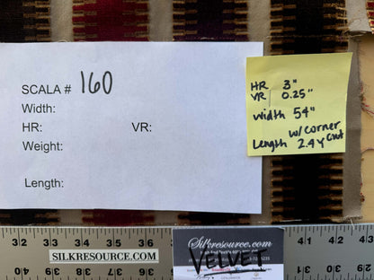 2.4yard with Cut Corner Scalamandre Colony Indianapolis Silk Velvet Cut Velvet Burnt Raspberry Red Purple Brown Chocolate MSRP USD 830/Y