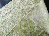 61 Berkbox68 27"x27" Square Scalamandre Cut Velvet Green Small Scale Texture