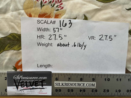 1.2yard Scalamandre Frida Kahlo Cream/multi Mexican Floral &amp; Fruits Frida Kahlo Old World Weavers Flower Lampas MSRP USD 546/y