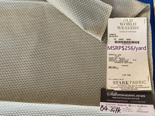 10 Berkbox4 Scalamandre Silk Square Tanya Bluejay