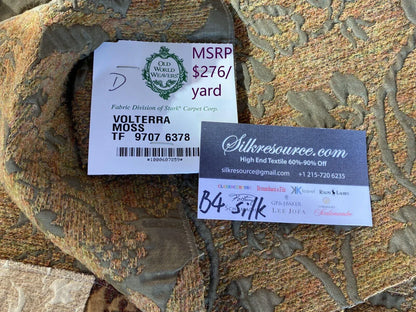 12d Berkbox4 Scalamandre Silk Square Voleterra Moss