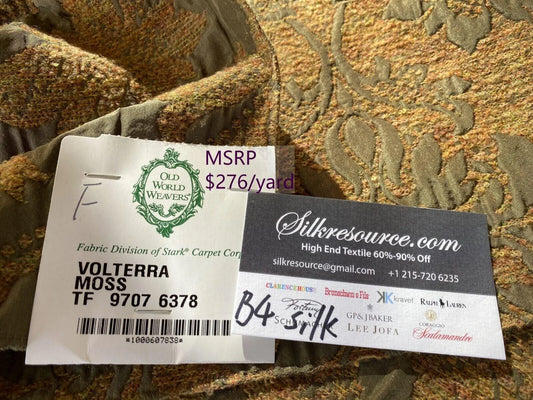 12f Berkbox4 Scalamandre Silk Square Volterra Moss