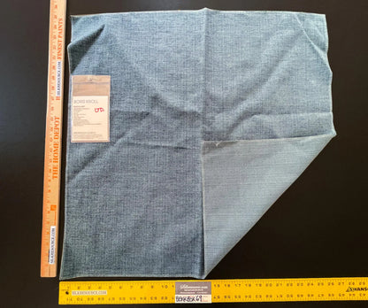 22 Berkbox69 26″x 27″ Square  Scalamandre Boris Kroll Thompson Chenille Ink Jacquard Solid Texture