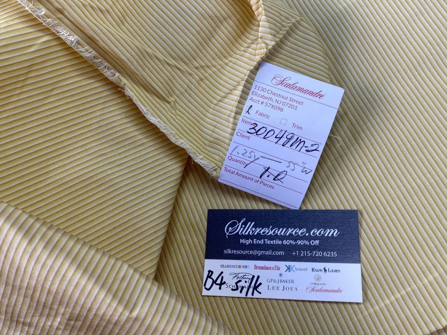 19 Berkbox4 Scalamandre Silk Square Strip & Tan