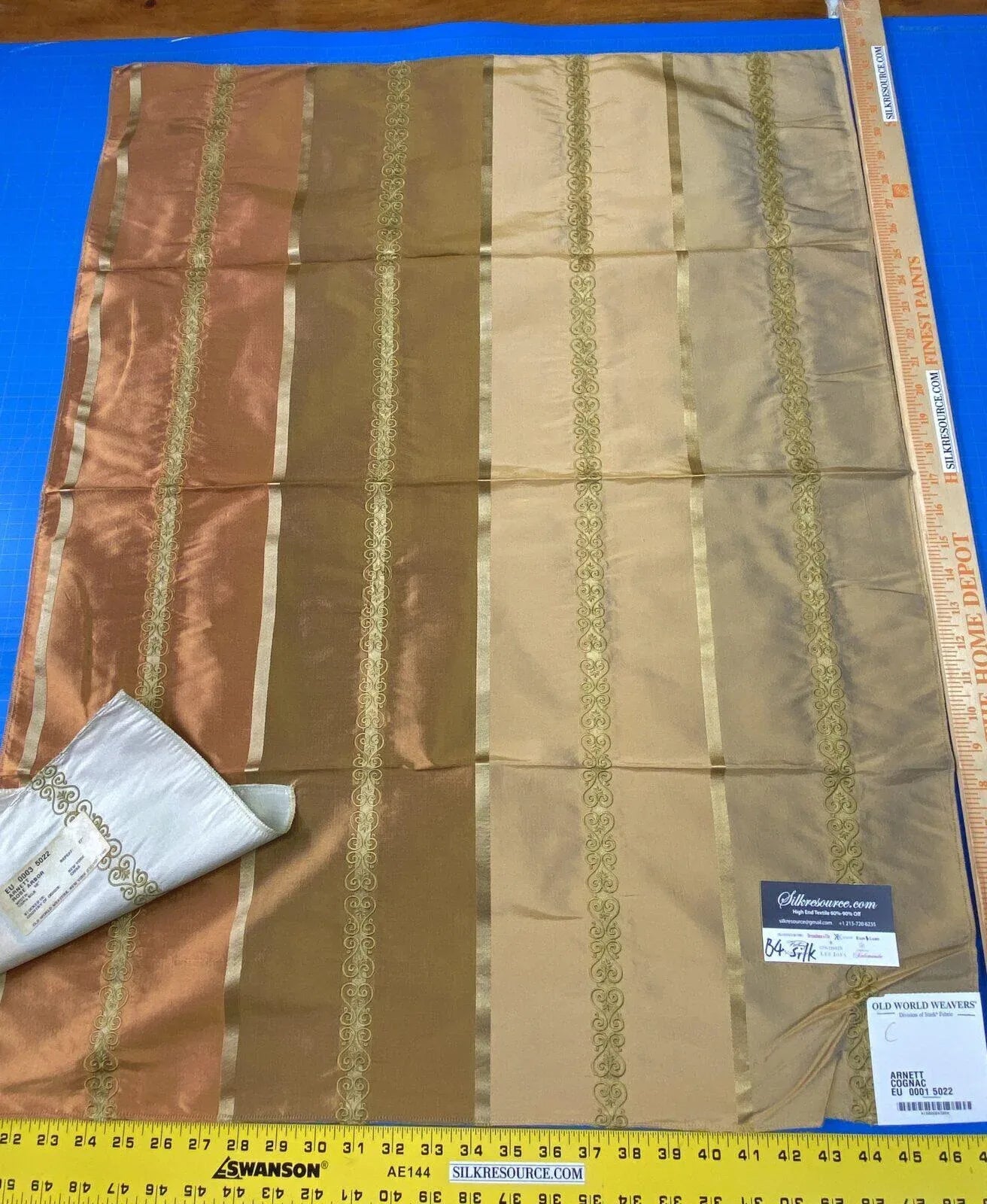 Scalamandre Arnett Silk - Cognac