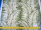 1.9yds Kravet Barclay Butera Bacularia Palms Tropical Foliage Green White Linen MSRP USD 129/Y