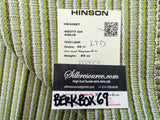 49 Berkbox69 27″x27″ Square Scalamandre HEARST Aqua Green Stripe Woven