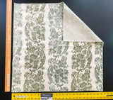 Scalamandre Rigato Graziella Jade Cut Velvet - Brown On Beige