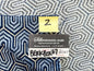 2 Berkbox67 27"x 27" Square Scalamandre Geometric Cut Velvet Blue