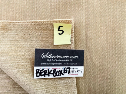 5 Berkbox67 27"x 27" Square Scalamandre NOBEL ASPEN GREEN Beige Plains Texture