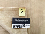 5 Berkbox67 27"x 27" Square Scalamandre NOBEL ASPEN GREEN Beige Plains Texture