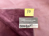 10 Berkbox67 27"x 27" Square Scalamandre Velvet Purple Plain Solid