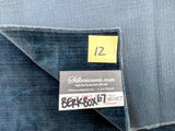 12 Berkbox67 26"x 26" Square Scalamandre Velvet Dark Blue Plains Texture