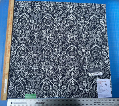 43a Berkbox21 Scalamandre Outdoors Sarong Endless Summer Jacquard Navy