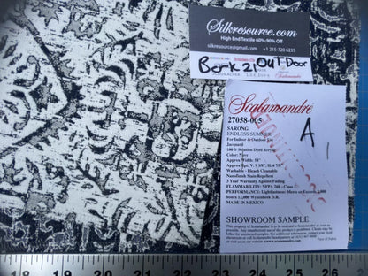 43a Berkbox21 Scalamandre Outdoors Sarong Endless Summer Jacquard Navy