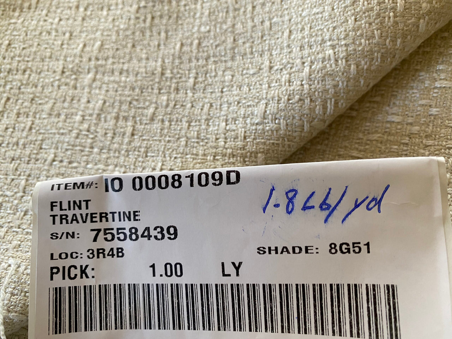 1y Scalamandre Flint Travertine Beige Strie Texture Solid MSRP USD266/y