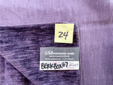 24 Berkbox67 28x 28" Square Scalamandre Velvet Purple Plains Texture
