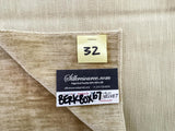 32 Berkbox67 27x 27" Square Scalamandre Velvet Beige Plains Texture