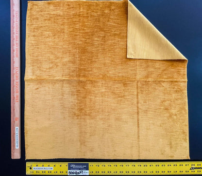 34 Berkbox67 27x 27" Square Scalamandre Velvet Yellow Plains Texture