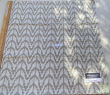 10b Berkbox6 Scalamandre Embroidery Square Chevron Embroidery Grey MSRP USD 204/Y