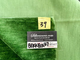39 Berkbox67 27x 27" Square Scalamandre Velvet Green Plains Texture