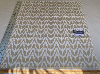 15 Berkbox6 Scalamandre Embroidery Square 27103-01 Chevron Embroidery MSRP USD 204/yard