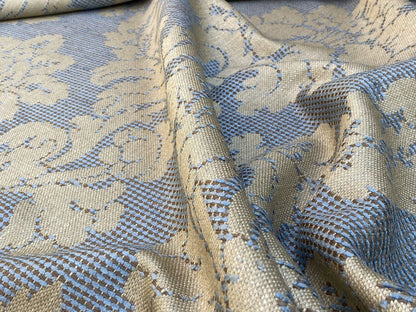 Scalamandre Old World Weavers Lucretia Damask Bluestone  Blue Heavy Renaissance Damask MSRP USD 300/Y