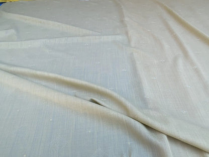 Scalamandre Kilkenny Sheer Sea Green Wool With Diamond Dots Silky Art  from UK MSRP USD 224/yard