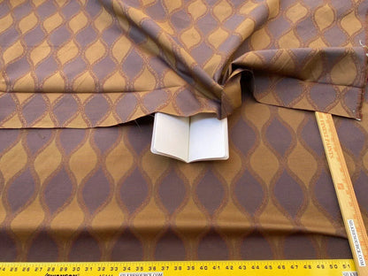 Scalamandre Byzantium Blueberry Arabisque Hourglass Jacquared Purple Gold MSRP USD 172/Y