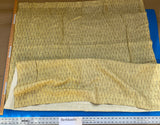 2 BerkBox94 Raoul Textile Line Hand Print Made in US Anton Stripe Small Scale Yellow Beige Bamboo 1.5Y MSRP $300+/y